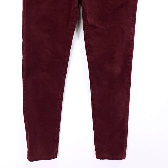 AG Adriano Goldschmied The Stevie Ankle Slim Straight Leg Jeans Womens 28 Velour - Picture 12 of 13